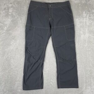 Kuhl Renegade Cargo Pants Mens 40x34 Gray Performance Hiking Outdoor Utility